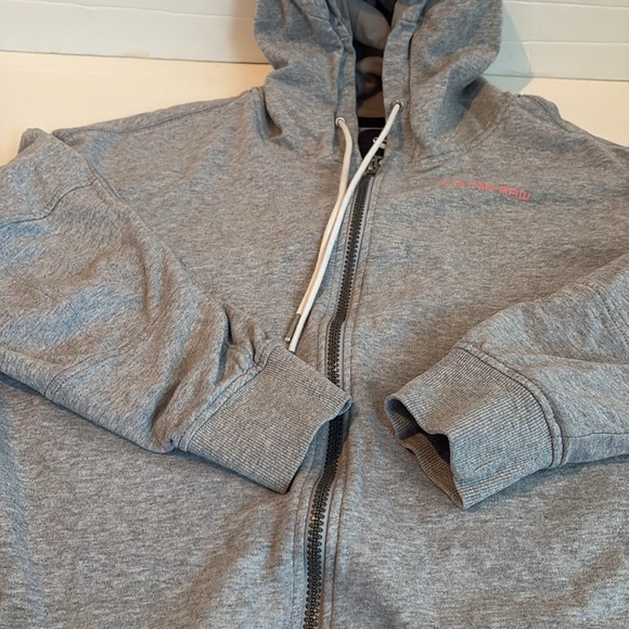 G-Star Lalja HDD zip SW Dress gray sweatshirt long line hood zip close RAW - Picture 15 of 16